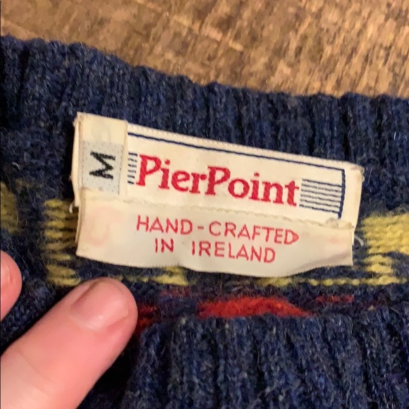 Vintage cropped wool sweater, medium - Picture 3 of 5